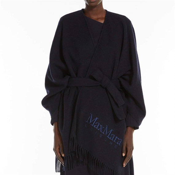 Max Mara Leisure Martora Poncho, Navy 